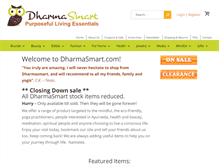 Tablet Screenshot of dharmasmart.com